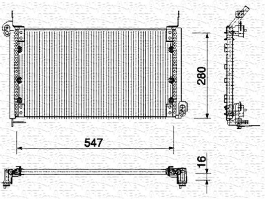 MAGNETI MARELLI Kondensaator,kliimaseade 350203135000